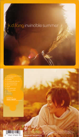 k.d. lang CD ~ Invincible Summer 