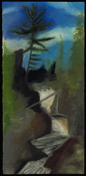 Cascade Falls Pastel by Braeburn